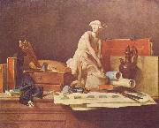 Die Attribute der Kunste und die Belohnungen, die ihnen gewahrt werden, Jean Simeon Chardin
